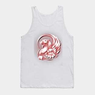 Red Royal Lion Tank Top